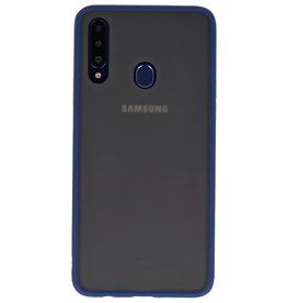 BAOHU Samsung Galaxy A20s Hoesje Hard Case Backcover Telefoonhoesje Blauw