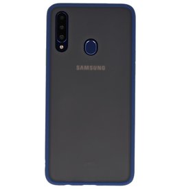 Samsung Galaxy A20s Hoesje Hard Case Backcover Telefoonhoesje Blauw