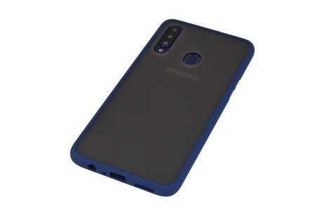 Samsung Galaxy A20s Hoesje Hard Case Backcover Telefoonhoesje Blauw