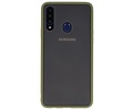 Hoesje Geschikt voor de Samsung Galaxy A20s - Hard Case Backcover Telefoonhoesje - Groen