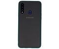 BAOHU Hoesje Geschikt voor de Samsung Galaxy A20s - Hard Case Backcover Telefoonhoesje - Donker Groen