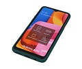 BAOHU Hoesje Geschikt voor de Samsung Galaxy A20s - Hard Case Backcover Telefoonhoesje - Donker Groen