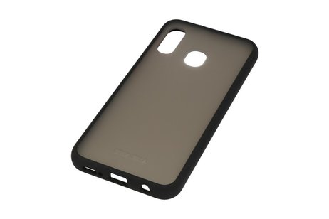 BAOHU Hoesje Geschikt voor de Samsung Galaxy A40 - Hard Case Backcover Telefoonhoesje - Zwart