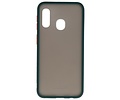 BAOHU Hoesje Geschikt voor de Samsung Galaxy A40 - Hard Case Backcover Telefoonhoesje - Donker Groen
