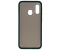 BAOHU Hoesje Geschikt voor de Samsung Galaxy A40 - Hard Case Backcover Telefoonhoesje - Donker Groen