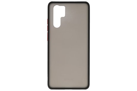 BAOHU Hoesje Geschikt voor de Huawei P30 Pro - Hard Case Backcover Telefoonhoesje - Zwart
