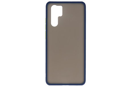 BAOHU Hoesje Geschikt voor de Huawei P30 Pro - Hard Case Backcover Telefoonhoesje - Blauw