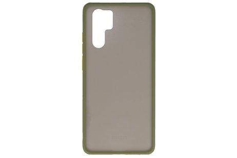 BAOHU Hoesje Geschikt voor de Huawei P30 Pro - Hard Case Backcover Telefoonhoesje - Groen