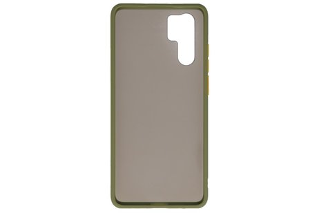BAOHU Hoesje Geschikt voor de Huawei P30 Pro - Hard Case Backcover Telefoonhoesje - Groen