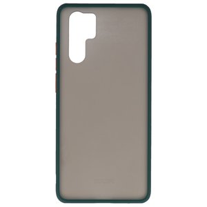 BAOHU Hoesje Geschikt voor de Huawei P30 Pro - Hard Case Backcover Telefoonhoesje - Donker Groen