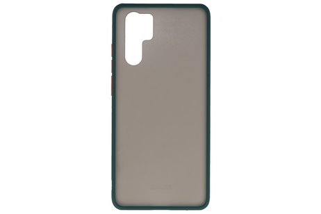 Huawei P30 Pro Hoesje Hard Case Backcover Telefoonhoesje Donker Groen