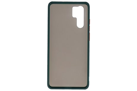 Huawei P30 Pro Hoesje Hard Case Backcover Telefoonhoesje Donker Groen