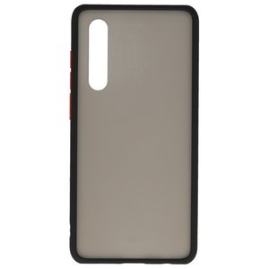 BAOHU Hoesje Geschikt voor de Huawei P30 - Hard Case Backcover Telefoonhoesje - Zwart