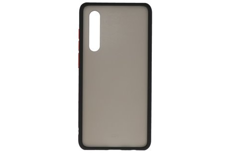 BAOHU Hoesje Geschikt voor de Huawei P30 - Hard Case Backcover Telefoonhoesje - Zwart