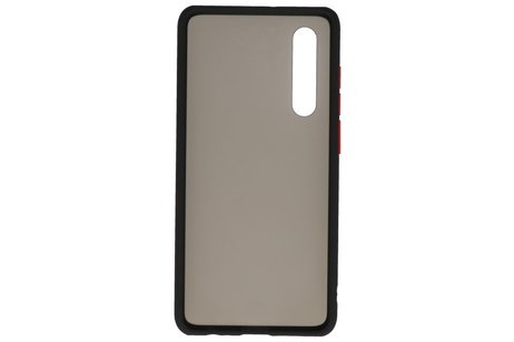 BAOHU Hoesje Geschikt voor de Huawei P30 - Hard Case Backcover Telefoonhoesje - Zwart