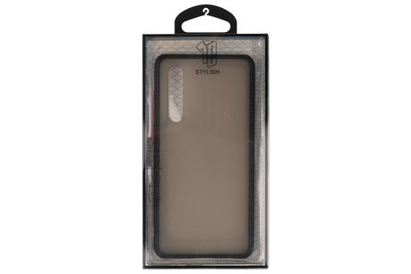 BAOHU Hoesje Geschikt voor de Huawei P30 - Hard Case Backcover Telefoonhoesje - Zwart