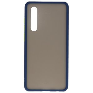 BAOHU Hoesje Geschikt voor de Huawei P30 - Hard Case Backcover Telefoonhoesje - Blauw