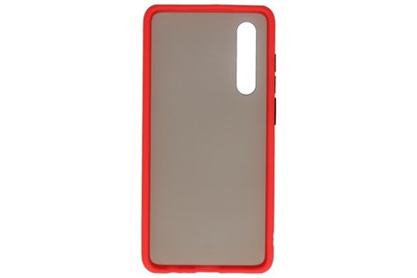 BAOHU Hoesje Geschikt voor de Huawei P30 - Hard Case Backcover Telefoonhoesje - Rood
