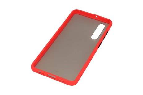 BAOHU Hoesje Geschikt voor de Huawei P30 - Hard Case Backcover Telefoonhoesje - Rood