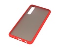 BAOHU Hoesje Geschikt voor de Huawei P30 - Hard Case Backcover Telefoonhoesje - Rood