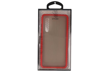 BAOHU Hoesje Geschikt voor de Huawei P30 - Hard Case Backcover Telefoonhoesje - Rood