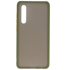 Huawei P30 Hoesje Hard Case Backcover Telefoonhoesje Groen