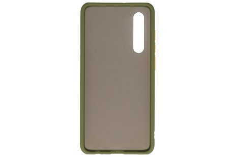 BAOHU Hoesje Geschikt voor de Huawei P30 - Hard Case Backcover Telefoonhoesje - Groen