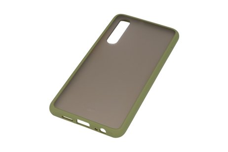 BAOHU Hoesje Geschikt voor de Huawei P30 - Hard Case Backcover Telefoonhoesje - Groen