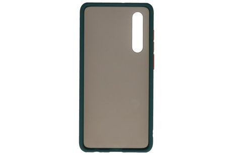 Huawei P30 Hoesje Hard Case Backcover Telefoonhoesje Donker Groen