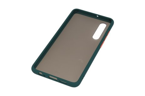BAOHU Hoesje Geschikt voor de Huawei P30 - Hard Case Backcover Telefoonhoesje - Donker Groen