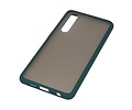 BAOHU Hoesje Geschikt voor de Huawei P30 - Hard Case Backcover Telefoonhoesje - Donker Groen