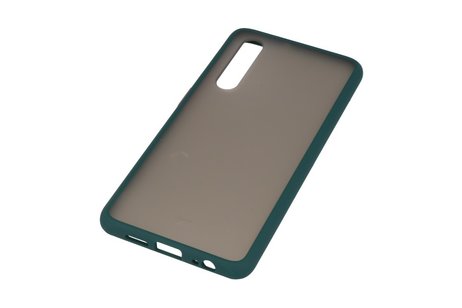 BAOHU Hoesje Geschikt voor de Huawei P30 - Hard Case Backcover Telefoonhoesje - Donker Groen