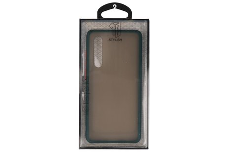 BAOHU Hoesje Geschikt voor de Huawei P30 - Hard Case Backcover Telefoonhoesje - Donker Groen