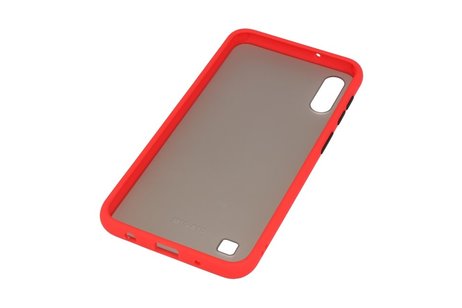 BAOHU Hoesje Geschikt voor de Samsung Galaxy A10 - Hard Case Backcover Telefoonhoesje - Rood