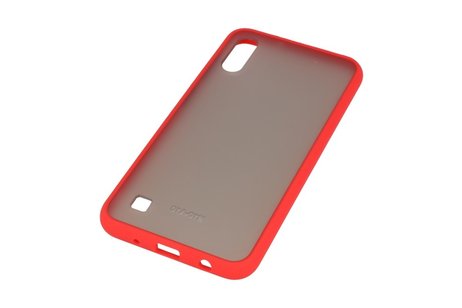 BAOHU Hoesje Geschikt voor de Samsung Galaxy A10 - Hard Case Backcover Telefoonhoesje - Rood