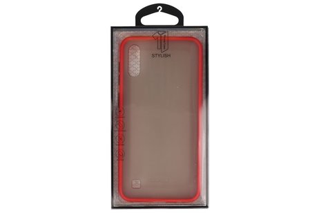 BAOHU Hoesje Geschikt voor de Samsung Galaxy A10 - Hard Case Backcover Telefoonhoesje - Rood