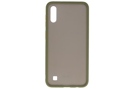 BAOHU Hoesje Geschikt voor de Samsung Galaxy A10 - Hard Case Backcover Telefoonhoesje - Groen