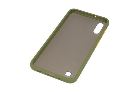 BAOHU Hoesje Geschikt voor de Samsung Galaxy A10 - Hard Case Backcover Telefoonhoesje - Groen