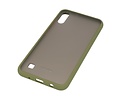 BAOHU Hoesje Geschikt voor de Samsung Galaxy A10 - Hard Case Backcover Telefoonhoesje - Groen