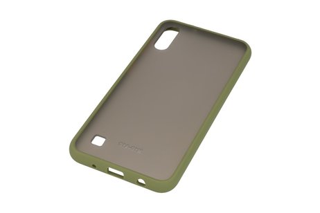 BAOHU Hoesje Geschikt voor de Samsung Galaxy A10 - Hard Case Backcover Telefoonhoesje - Groen