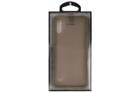 BAOHU Hoesje Geschikt voor de Samsung Galaxy A10 - Hard Case Backcover Telefoonhoesje - Groen