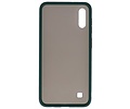 BAOHU Hoesje Geschikt voor de Samsung Galaxy A10 - Hard Case Backcover Telefoonhoesje - Danker Groen