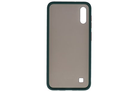 BAOHU Hoesje Geschikt voor de Samsung Galaxy A10 - Hard Case Backcover Telefoonhoesje - Danker Groen