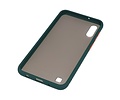 BAOHU Hoesje Geschikt voor de Samsung Galaxy A10 - Hard Case Backcover Telefoonhoesje - Danker Groen