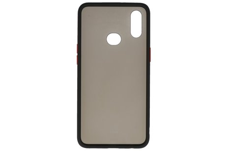 BAOHU Hoesje Geschikt voor de Samsung Galaxy A10s - Hard Case Backcover Telefoonhoesje - Zwart