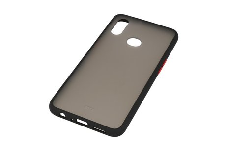 BAOHU Hoesje Geschikt voor de Samsung Galaxy A10s - Hard Case Backcover Telefoonhoesje - Zwart