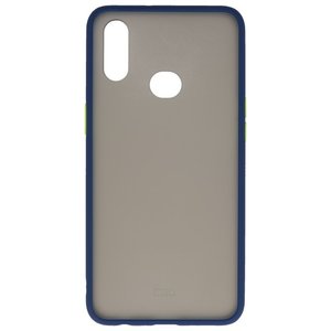 BAOHU Hoesje Geschikt voor de Samsung Galaxy A10s - Hard Case Backcover Telefoonhoesje - Blauw