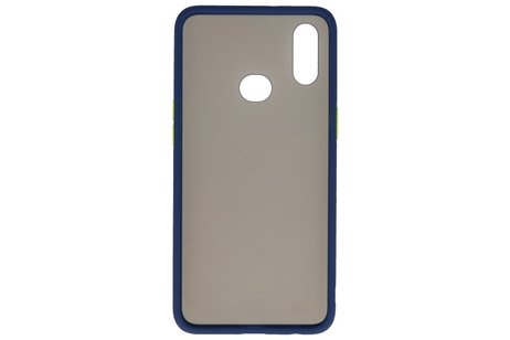 BAOHU Hoesje Geschikt voor de Samsung Galaxy A10s - Hard Case Backcover Telefoonhoesje - Blauw