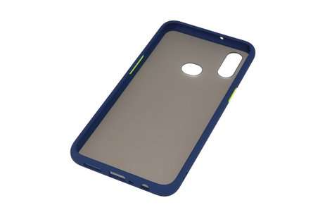 BAOHU Hoesje Geschikt voor de Samsung Galaxy A10s - Hard Case Backcover Telefoonhoesje - Blauw