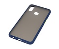 BAOHU Hoesje Geschikt voor de Samsung Galaxy A10s - Hard Case Backcover Telefoonhoesje - Blauw